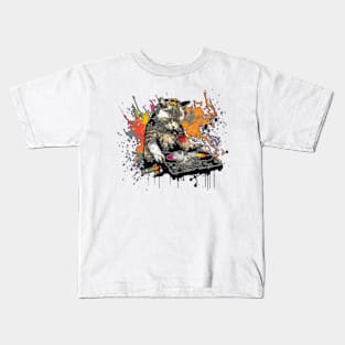 dj cats Kids T-Shirt